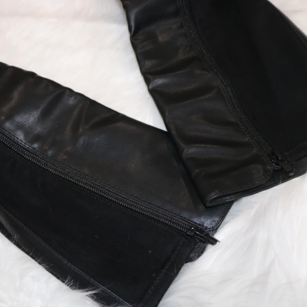 Style & Co Women's Verrlee Riding Boots, Created for Macy's - Black Smooth, 5M